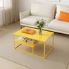 Couchtisch Solund 90x60x45 cm Gelb [en. casa] Bild 3