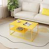 Couchtisch Solund 90x60x45 cm Gelb [en. casa] Bild 2