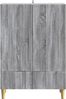 vidaXL Sideboard Graues Sonoma 66 x 34,5 x 95 cm Holzwerkstoff 894671 Bild 3