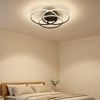 LED Deckenleuchte, Alu, schwarz, neutralweiß, D 45,6 cm Bild 3