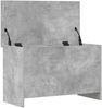 vidaXL Aufbewahrungstruhe Betongrau 80 x 40 x 50 cm Holzwerkstoff 8011262 Bild 3