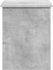 vidaXL Aufbewahrungstruhe Betongrau 80 x 40 x 50 cm Holzwerkstoff 8011262 Bild 5