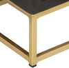 vidaXL Schubladenschrank, Mangoholz Schwarz Golden, 45 x 30 x 105 cm Bild 5
