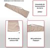 Schutzhülle für Sonnenschirm bis 3x4m, Abdeckhülle Cover mit Kordelzug ~ bordeaux Bild 2