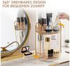 SURFOU Organizer Make Up Organizer 360° Drehbar Schminktisch Kosmetik (Schminktisch Kosmetikaufbewahrung Beauty Hautpflege 2 Schichten) Bild 4