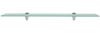 vidaXL Schwebendes Regal, Glas transparent, 0,8 x 10 x 70 cm Bild 2
