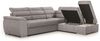 Ecksofa Schlafsofa Sofa PASCARA in Stoff Esito Dunkelblau Ottomane Rechts Bild 2
