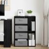 vidaXL Sideboard mit Schubladen Schwarz Eichen-Optik 60 x 33,5 x 84 cm 8000469 Bild 4