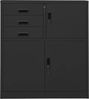 vidaXL Büroschrank Anthrazit 90 x 40 x 102 cm Stahl [336408] Bild 2