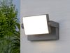 LED Außenwandleuchte KANSAS aus Aluminium in Anthrazit, Breite 20cm Bild 5