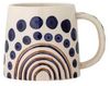 Bloomingville Becher Bloomingville Becher SHAMA Blaue Punkte 500 ml Bild 4