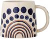 Bloomingville Becher Bloomingville Becher SHAMA Blaue Punkte 500 ml Bild 3