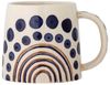 Bloomingville Becher Bloomingville Becher SHAMA Blaue Punkte 500 ml Bild 2