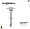 Doppler Bodenanker für alle Doppler Pendel- und Ampelschirme, silber Bild 2