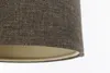 BPS Koncept 0T0-012-15w25 Hängeleuchte BOHO ELEGANT E27 1x40W Stoff strukturiert auf PVC-Kunststoff dunkelgrau H:102cm Ø15cm dimmbar Bild 3