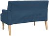 vidaXL Sitzbank mit Kissen Blau 113x64,5x75,5 cm Stoff 372136 Bild 5