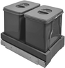 Ekotech Abfallsammler Auszug Mülleimer 2x 15 L Einbau-Abfalleimer ab 40cm Breite Bild 2