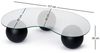 Skye Decor Couchtisch Top of Table: 100% TEMPERED GLASS, 30 cm x 60 cm x 117 cm D1108 Bild 4