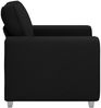 vidaXL Sofa-Sessel Schwarz 100 cm Stoff 4105209 Bild 4