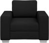vidaXL Sofa-Sessel Schwarz 100 cm Stoff 4105209 Bild 3