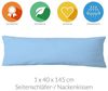Lavea Kissenbezug Jasmin, (1 Stück), Kopfkissenbezug 40x145 cm - 100% atmungsaktive Baumwolle Bild 4
