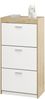 Schuhkipper >Pincas< in Artisan Eiche - 64x126x38cm (BxHxT) Bild 3