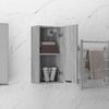 vidaXL Wand-Badschrank Grau Sonoma 32x20x67 cm 817061 Bild 4