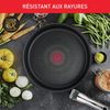 Tefal Ingenio Easy On 13-tlg. Kochgeschirr-Set, 2x Pfannen, 2x Kasserollen mit Deckel, 1x Wokpfanne, 1x Schmorpfanne mit Deckel, 2x Kunststoffdeckel, 2x abnehmbarer Griff, Schwarz, L1599243 Bild 4