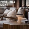 BRILONER - Poga LED Tischlampe kabellos IP44 mit Solar, Touch, Dimmbar, Warmweißes Licht, Tischlampe Akku, Nachttischlampe, Solarlampen für außen, German Design Award Winner 2026, 16x20 cm, Beige Bild 4