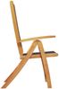 vidaXL Gartenstühle 2 Stk. Klappbar Massivholz Akazie und Textilene 4008422 Bild 5