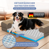 ELONEO orthopädisches Hundebett Grosse Hunde - 122 x 89 x 20 cm, Hundekorb mit Memory Foam, Hundematte wasserdicht und waschbar, Hundekissen, Hundematratze mit weicher Polsterung, braun Bild 2