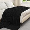 vidaXL Wohndecken 6 pcs Schwarz 240 x 220 cm Fleece 42016887 Bild 3