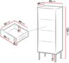 Kommode Toderko 4S (Farbe: Beige) Bild 4