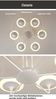 Euroton LED Deckenleuchte LED Deckenlampe Hängelampe Fernbedienung Farbton einstellbar dimmbar, LED fest integriert, Warm- bis Kaltweiß, Mit Fernbedienung Bild 2
