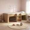vidaXL Hochbett für Kinder Artisan-Eiche 90 x 190 cm Holzwerkstoff 3422586 Bild 3