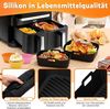 SURFOU Backform Heißluftfritteuse Zubehör 29-tlg set für Tefal Dual Easy Fry EY9018, (29-tlg Heißluftfritteuse Zubehör Set für Tefal EY9018 & weitere Dual-Airfryer, Tower T17099, Salter EK5729 – ideal für 3,1L + 5,2L Air Fryer, inklu. Silikonformen, Mu... Bild 2