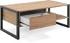 Wohnzimmer-Set >Arvada< (3 teilig) in Artisan Eiche / Anthrazit aus MDF Bild 3
