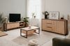 Wohnzimmer-Set >Arvada< (3 teilig) in Artisan Eiche / Anthrazit aus MDF Bild 1