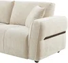 Vente-unique - GOSALO Sofa Stoff Beige - B 157 cm x H 85 cm x L 296 cm Bild 4