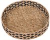 House Nordic Tablett, Seegras, schwarz/natur, ø38 cm Bild 2