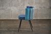 KAWOLA Stuhl JADA Esszimmerstuhl Velvet blau Fuß schwarz 86 x 55 x 59 cm Bild 4