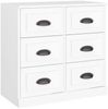 vidaXL Sideboard Weiß 70x35,5x67,5 cm Holzwerkstoff 816432 Bild 2