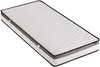 Vente-unique - ORTHOMEMORY Mattress and bed base set MetallStoff Schwarz - B 90 cm88 cm3,8 cm x H 19 cm5 cm25 cm x L 200 cm198 cm3,8 cm Bild 4