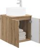 vidaXL Wandmontierte Waschbecken-Vanität Artisan-Eiche 890471 Bild 3