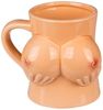 Tasse mit Brüsten 9 x 11 cm Kaffeetasse als Gag Junggesellenabschied Boob Mug Bild 2