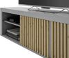 TV-Board >Jasper< in grau Dekor - 150x40x40cm (BxHxT) Bild 3