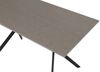 Esszimmertisch HWC-O58, Esstisch Sinterstein Metall, Marmor-Optik 120cm ~ grau Bild 5