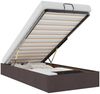 vidaXL Ottoman-Bett ohne Matratze Dunkelbraun 90x190 cm Stoff 3310843 Bild 2