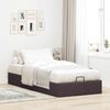 vidaXL Ottoman-Bett ohne Matratze Dunkelbraun 90x190 cm Stoff 3310843 Bild 3