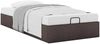 vidaXL Ottoman-Bett ohne Matratze Dunkelbraun 90x190 cm Stoff 3310843 Bild 5